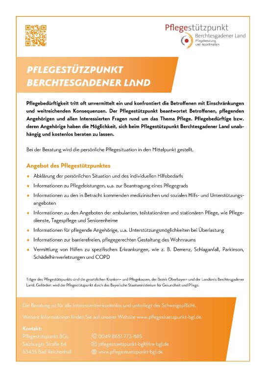 Pflegestützpunkt Berchtesgadener Land